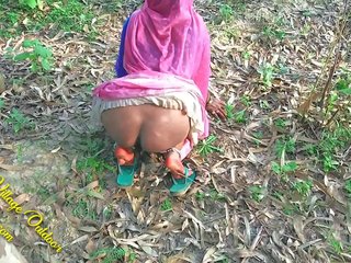 गाँव आउटडोर इंडियन देसी कपल x गाली दिया क्लिप में जंगल