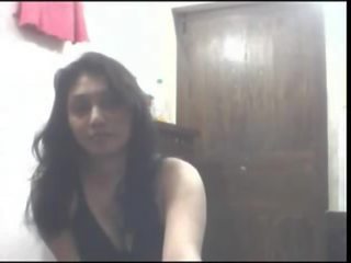 Bangla College adolescent hooot playing with boobs n rubbing her alluring pussy